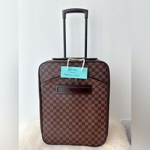 Authentic Louis Vuitton Pegase 45 Damier Ebene